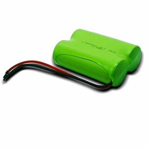 2.4V 15000mAh F Type NiMH Rechargeable Battery Pack for Solar Panel Light, Shaver, Hybrid High Capacity Cylindrical Battery Pack - Product Image 3