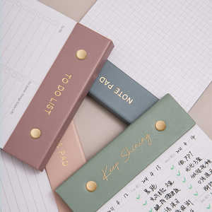 Planificadores y diarios semanales personalizados de PU, hoja dorada, lista de tareas pendientes, almohadilla de notas, hoja suelta magnética para <span class=keywords><strong>la</strong></span> escuela, oficina o regalo - Product Image 6