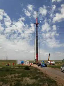18m 20m 25m 30m Galvanized Steel Telecommunication Antenna Pole Internet Radio Tower Telecoms Monopole