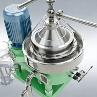 Centrifugeuse à disques en acier inoxydable, séparateur de crème de lait, pompe, moteur, roulement pour équipement de séparation dans l'industrie chimique