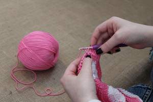 73116 эргономичные Мягкие Иглы для вязания крючком, набор длинных игл с резиновой ручкой для рукоделия - Product Image 6