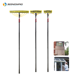 Herramienta Telescópica para Limpiar Ventanas con Cuello <span class=keywords><strong>de</strong></span> Cisne Flexible y Cepillo - Product Image 3