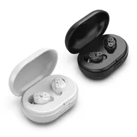 Aparelho auditivo digital recarregável da amazon, mini aparelho invisível digital de bolso para os surdos