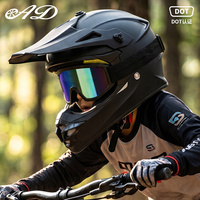 Casque de VTT pour enfants en ABS avec certification DOT, avec lunettes, casque de motocross, casque de moto tout-terrain, fabriqué en usine