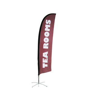 Double sided bandiere piuma Commercio All'ingrosso stampati personalizzati pubblicità piuma <span class=keywords><strong>bandiera</strong></span> del teardrop segno - Product Image 4