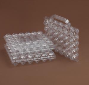 Plateau à œufs en plastique PET de qualité alimentaire SENC, 10 trous, antichoc, empilable, pour stockage et présentation en vente au détail, emballage blister - Product Image 3