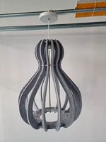 Couverture de lampe suspendue acoustique insonorisante, abat-jour rond en fibre de polyester à fixation facile pour bureau et hôtel