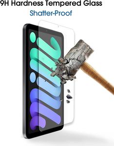 ตัวป้องกันหน้าจอสำหรับไอแพดมินิ 8.3 นิ้ว 9H HD ใสป้องกันรอยขีดข่วนฟิล์มกระจกนิรภัยสำหรับไอแพดมินิ 6 ไอแพดมินิเอ 17 โปรรุ่นที่ 7 - Product Image 1
