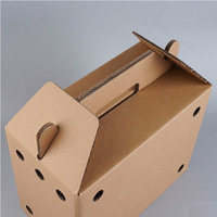 Impression personnalisée de boîtes en carton de transport sûres et respectueuses de l'environnement pour volailles vivantes ou animaux de compagnie
