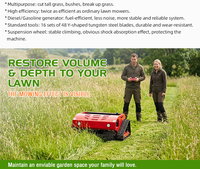 Nouveauté : Tondeuse à gazon robotisée professionnelle à télécommande portable, à essence, pour l'agriculture, la foresterie et le jardin