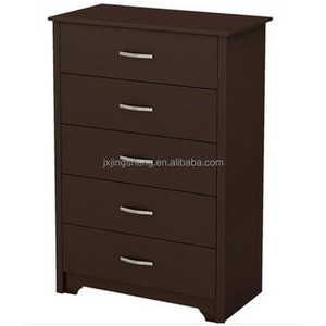 <span class=keywords><strong>Commode</strong></span> à <span class=keywords><strong>5</strong></span> <span class=keywords><strong>tiroirs</strong></span> en bois massif, noir français, vente en gros à prix avantageux - Product Image 2