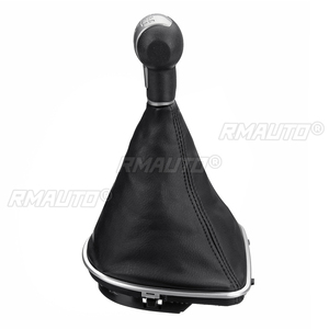 Poignée de levier de vitesses MT 5/6 vitesses avec soufflet en cuir pour Seat Altea Leon II/Toledo III 2004-2012 - Product Image 4