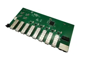Comutador de agregação 8xSFP (1.25G) + 2x10/100/1000Mbps porta RJ45