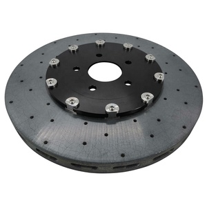 Disques de frein avant en céramique, 390mm x 32.6mm x 48.7mm, pour Nissan <span class=keywords><strong>GTR</strong></span> R35, 2 pièces - Product Image 1