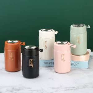 BPA FREE 260Ml 8Oz <b>Mini</b> Student Boys Girls Stainless Steel Vacuum Thermos Pocket Tumbler Cup <b>Bottle</b> With Rope - Product Image 2