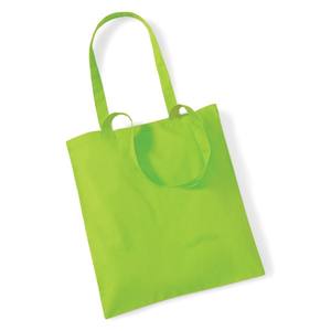Sac fourre-tout en coton 100% Promo Shopper, vert lime, taille unique, usage promotionnel, Westford Mill Italie - Product Image 1