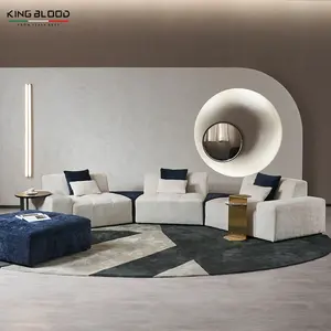 Canapés modernes de vente chauds de tissu de la turquie de sofa en cuir sofa minimaliste unique-modernos