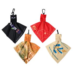 Chiffon de nettoyage en microfibre personnalisé avec pochette, ensemble de lingettes pour objectifs personnalisées, chiffon en microfibre portable pour lunettes, écrans et appareils photo - Product Image 2