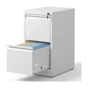 ארון תיוק מודרני עם מסגרת פלדה לאחסון קבצים חשובים ואספקה משרדית בעיצוב קומפקטי, מלוטש. - Product Image 2