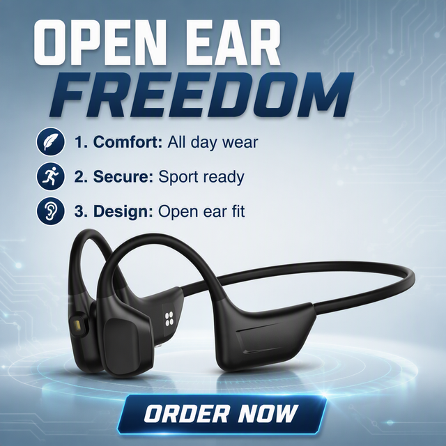 Bone Conduction Wireless Sport Headphones IPX8 Waterproof Local MP3 Storage LED Power Indicator Swimming Surf Diving Earphones