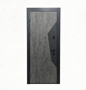 Puerta Blindada de Acero con Diseño Turco, Resistente a Impactos, con Acabado Delgado y Minimalista, Marco de Acero Sólido, Puerta Principal <span class=keywords><strong>para</strong></span> Uso Doméstico - Product Image 5