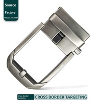 Boucle de ceinture automatique dentée pour homme en alliage de zinc, style professionnel haut de gamme, à dégagement rapide, de Guangzhou, avec fermoir formel et protection