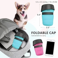 Bouteille d'eau portable améliorée en plastique créatif, étanche, pour animaux de compagnie, avec système de compression, pour chats et chiens