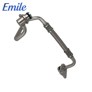 สายป้อนน้ำมันเทอร์โบชาร์จเจอร์ OE 11428678840พร้อมเช็ควาล์วสำหรับ <span class=keywords><strong>BMW</strong></span> N20 2.0L F20 <span class=keywords><strong>F30</strong></span> F10 E84 F25ท่อน้ำมันเข้า E89ท่อเทอร์โบ - Product Image 2