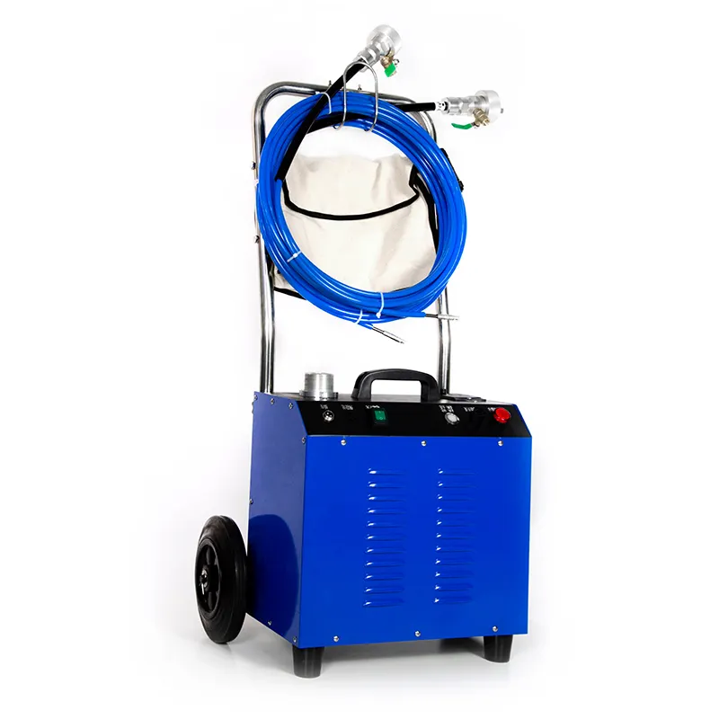 Nettoyeur de tubes à condensateur, avec brosses rotatives en nylon et brosse de nettoyage électrique rotative