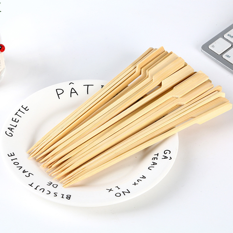 300 Stück Bambus-Spieße – 8,9 Cm, Paddel-Design, Für Cocktails, Fingerfood, Grillen & Partys