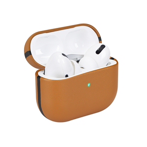 Housse <span class=keywords><strong>airpods</strong></span> en cuir véritable de créateur de luxe imperméable et personnalisée pour <span class=keywords><strong>Airpods</strong></span> 4 Air Pods Pro - Product Image 1