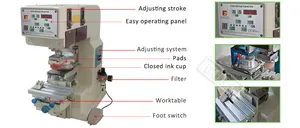 Mini Desktop máquina de impressão tampo para canetas (F-P100D1)