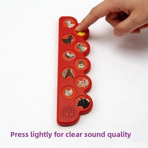 Livre audio illustré en plastique pour enfants, module <span class=keywords><strong>sonore</strong></span> à 10 boutons, personnalisable OEM, pour l'apprentissage précoce, exportation Europe et Amérique - Product Image 3