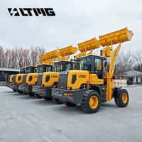 Chargeuse sur pneus compacte LTMG 2 tonnes, chargeuse frontale articulée 4x4 de 2000 kg pour travaux agricoles et de construction