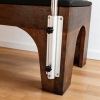 Machine de Pilates Cadillac Écologique et Portable en Bois de Noyer Durable, Réglable pour Entraînement Complet du Corps