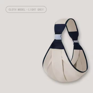 Porte-bébé ergonomique portable et pliable pour nouveau-né et nourrisson, en tissu maillé et coton, idéal pour les voyages - Product Image 6