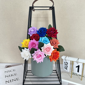 Fleurs artificielles Meiyu Craft, roses en soie, haute simulation, décorations de mariage, accessoires pour la Saint-Valentin, décoration de la maison, bouquets - Product Image 4