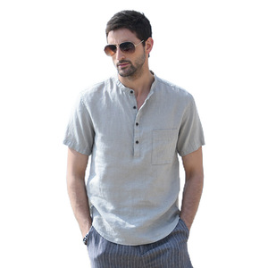 T-shirt décontracté à manches courtes pour <span class=keywords><strong>homme</strong></span> Henrys, en soie glacée rafraîchissante, respirant et anti-humidité, coupe ample, idéal pour <span class=keywords><strong>l</strong></span>'été - Collection transfrontalière - Product Image 3