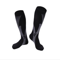 Chaussettes de compression de course bas 20-30 Mmhg hommes femmes chaussettes de sport pour Marathon cyclisme Football varices