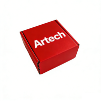 Individuell Bedruckte Flache Papierverpackungsbox Wellpappe Faltbare Kraft-Versandbox Versandkarton