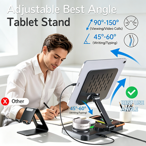 Estación de Carga Inalámbrica Plegable y Giratoria 6 en 1 para iPhone, <span class=keywords><strong>Apple</strong></span> <span class=keywords><strong>Watch</strong></span> y iPad - Product Image 3