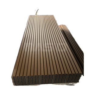 Panneaux muraux 3D imperméables, antistatiques, ignifuges, insonorisants, WPC, usage commercial, applications décoratives extérieures pour hôtels modernes - Product Image 1