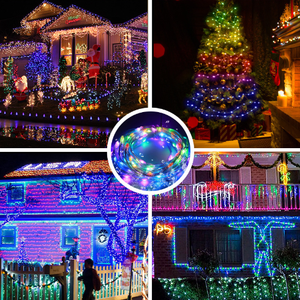 LED <span class=keywords><strong>Magic</strong></span> RGBW LED Strip <span class=keywords><strong>Light</strong></span> <span class=keywords><strong>String</strong></span> Aplicación móvil Control inteligente de luces de árbol de Navidad Luces decorativas para exteriores - Product Image 4