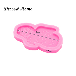 DY0704 lucido incinta signora stampo portachiavi epossidica mestiere allattamento al seno madri con bambino fai da te Charms stampo, <span class=keywords><strong>torta</strong></span> fondente al cioccolato - Product Image 2