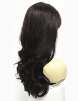 Perruque casher en cheveux naturels bouclés, avec dessus en soie respirant, ajustement parfait pour le cuir chevelu, perruque juive pour femmes, usage quotidien