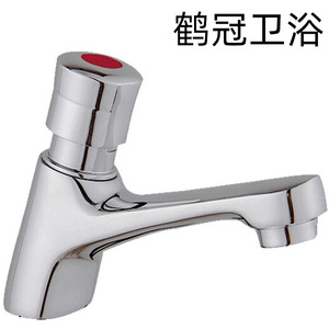 Válvula de Retardo para Lavabo, Cuerpo de Latón, Montaje en un Solo Orificio, Grifo Dosificador de Estilo Moderno - Product Image 3
