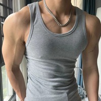 Débardeurs côtelés en coton de haute qualité pour hommes – Idéaux pour le fitness et la musculation (vente en gros)