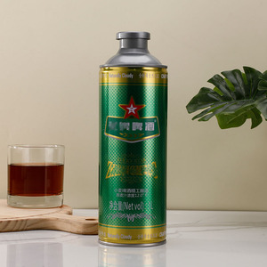 Barattolo di latta a forma di collo piccolo per confezioni di birra fresca barattolo di birra classico americano - Product Image 2