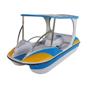 เรือปั่นจักรยานน้ำพร้อมวัสดุไฟเบอร์กลาสเรือแบบเหยียบมี2ที่นั่ง - Product Image 6