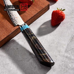 High End profesyonel 37 katmanlar bakır şam mutfak kesici bıçak yüksek karbon paslanmaz çelik japon şef programı dilimleme - Product Image 6